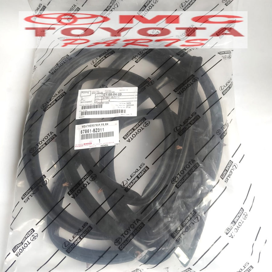 Karet Pintu Depan Kanan Avanza Xenia Old 67861-BZ011