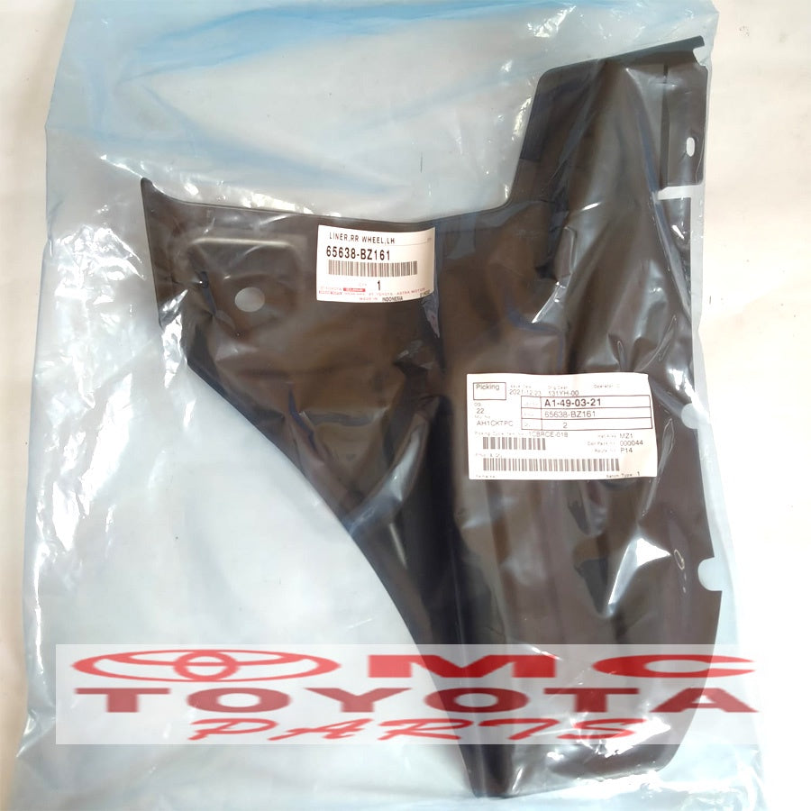 Liner Fender Spakbor Belakang Kiri Grand Avanza Xenia All new 65638-BZ161