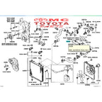 Selang Pipa Pipe Water By Pass Avanza Xenia 16268-BZ020
