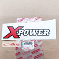 Sticker Xpower Hino 300 Dutro Original 75312-AL010 Stiker Tulisan X Power XPOWER X-POWER Truck Truk Hino Dutro HT 130 Asli