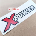 Sticker Xpower Hino 300 Dutro Original 75312-AL010 Stiker Tulisan X Power XPOWER X-POWER Truck Truk Hino Dutro HT 130 Asli
