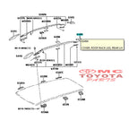 Cover (Tutup Baut) Roof Rack Belakang Kiri Fortuner 63494-0K010