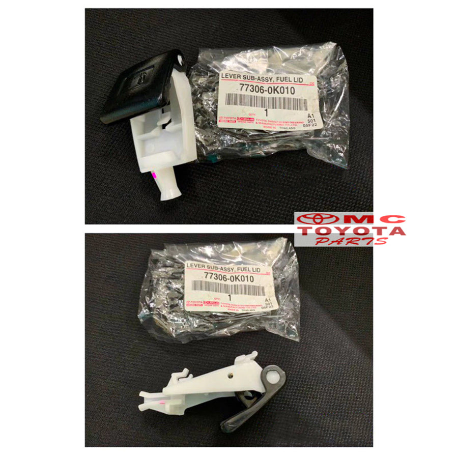 Handle Tarikan Pembuka Tutup Bensin Innova Fortuner Hilux Original Toyota 77306-0K010 Handel Tuas Pembuka Tangki Bensin