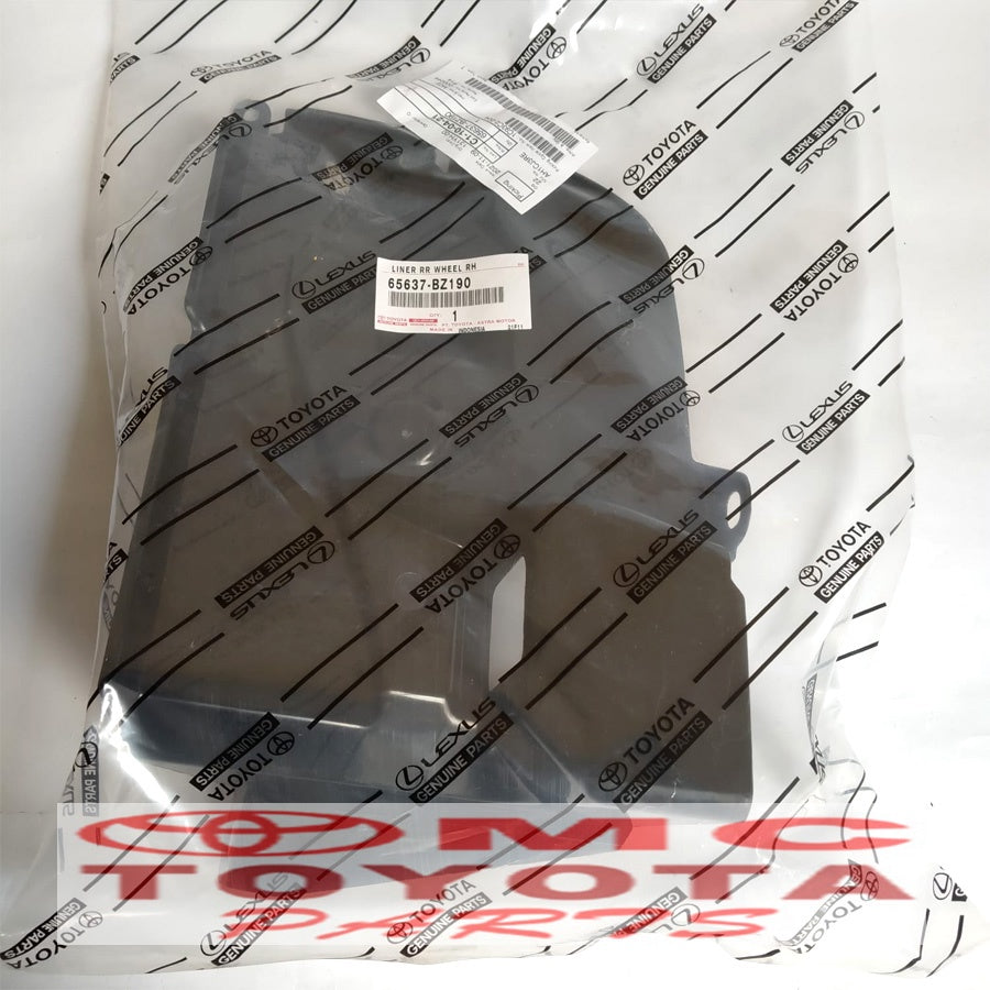 Liner Fender / Spakbor Belakang Kanan Agya Ayla 65637-BZ190