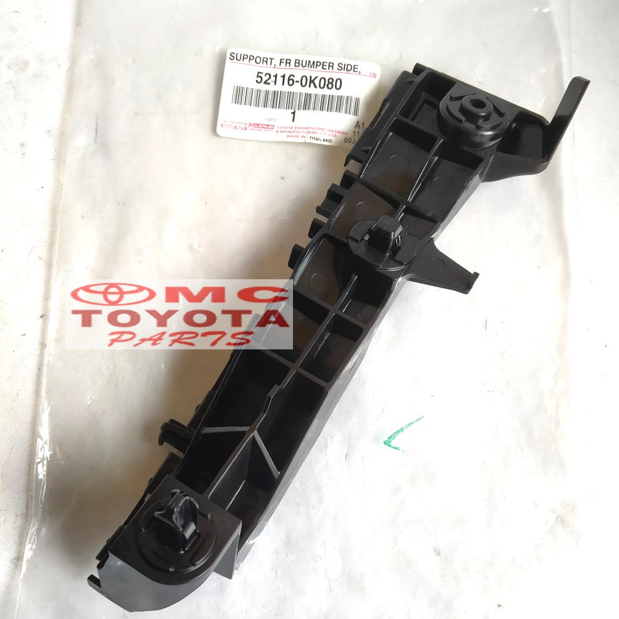Support Bracket Breket Bumper Depan Kiri Toyota Fortuner 52116-0K080
