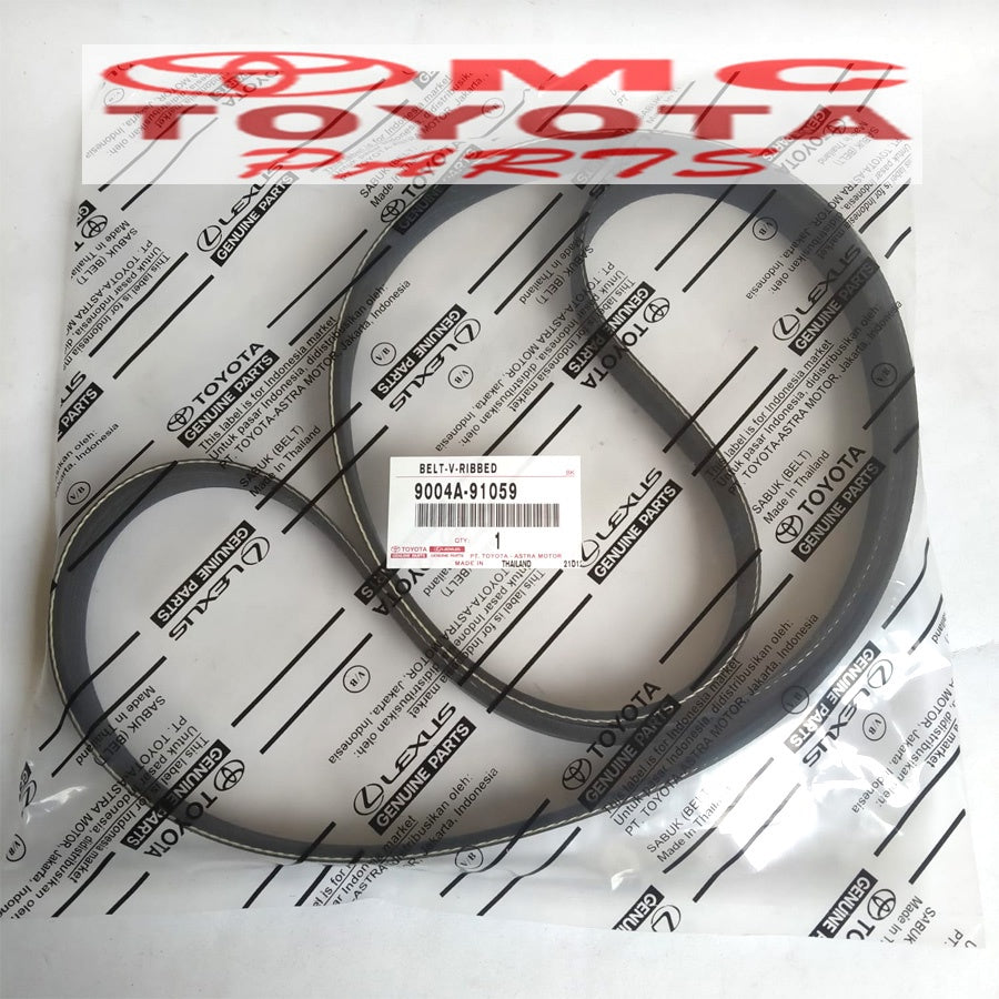 Tali Kipas (Fan/Van/V Belt) Avanza Veloz, Rush, Terios | 9004A-91059
