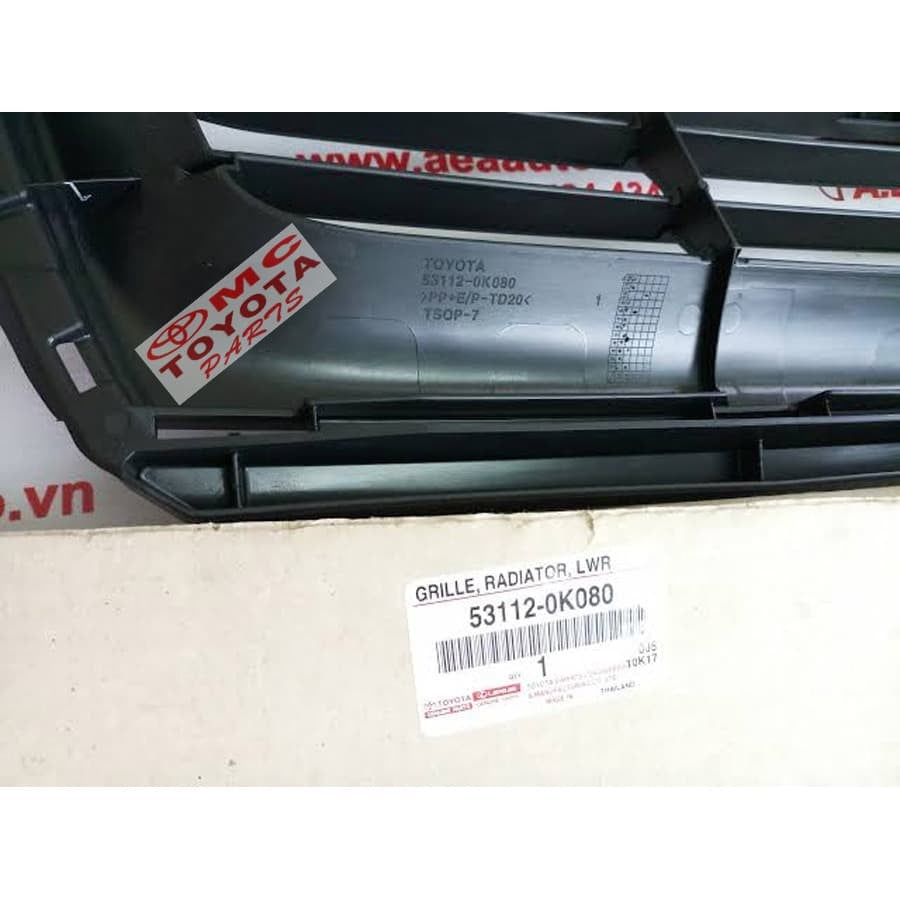 Grill  Grille Bumper Depan Bawah Fortuner VNT 2012-2015 53112-0K080 Original Toyota