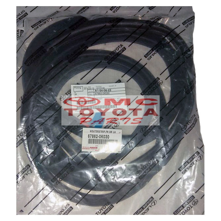 Karet Pintu Depan Kiri Innova | 67862-0K030