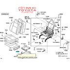 Cover Tutup Samping Jok Depan Kiri Calya Sigra 71812-BZ200-B0