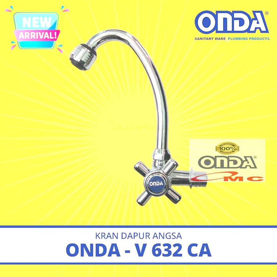 Kran Keran Dapur Angsa Cuci Piring Westafel ONDA 1/2 Inch V 632 CA