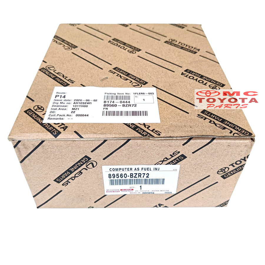 ECU Computer Engine Control Calya Sigra Manual Kode N1 Original 89560-BZR72 Ecu ECM Komputer Ecu Komputer Computer Control Engine Mesin