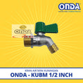 Kran Air Keran Tembok Taman Kuningan Cebol 1/2 Inch ONDA KUBM-1P2