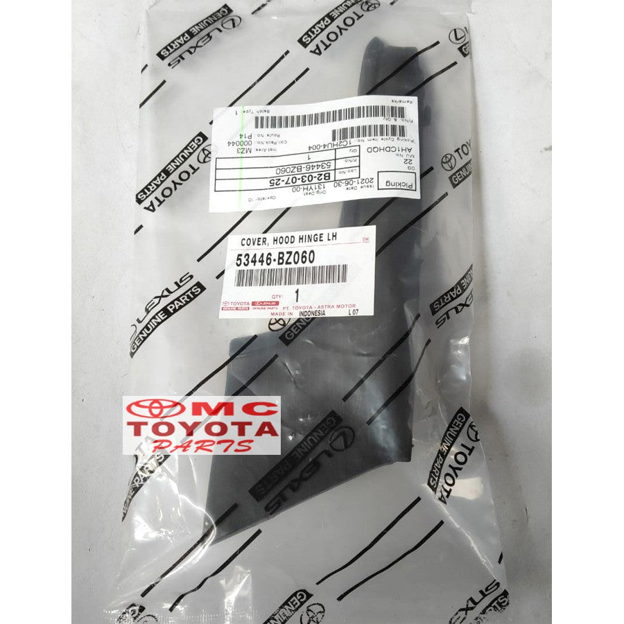 Cover Hood Hinge Karet Samping Kap Mesin Kiri Avanza Xenia Grand 53446-BZ060