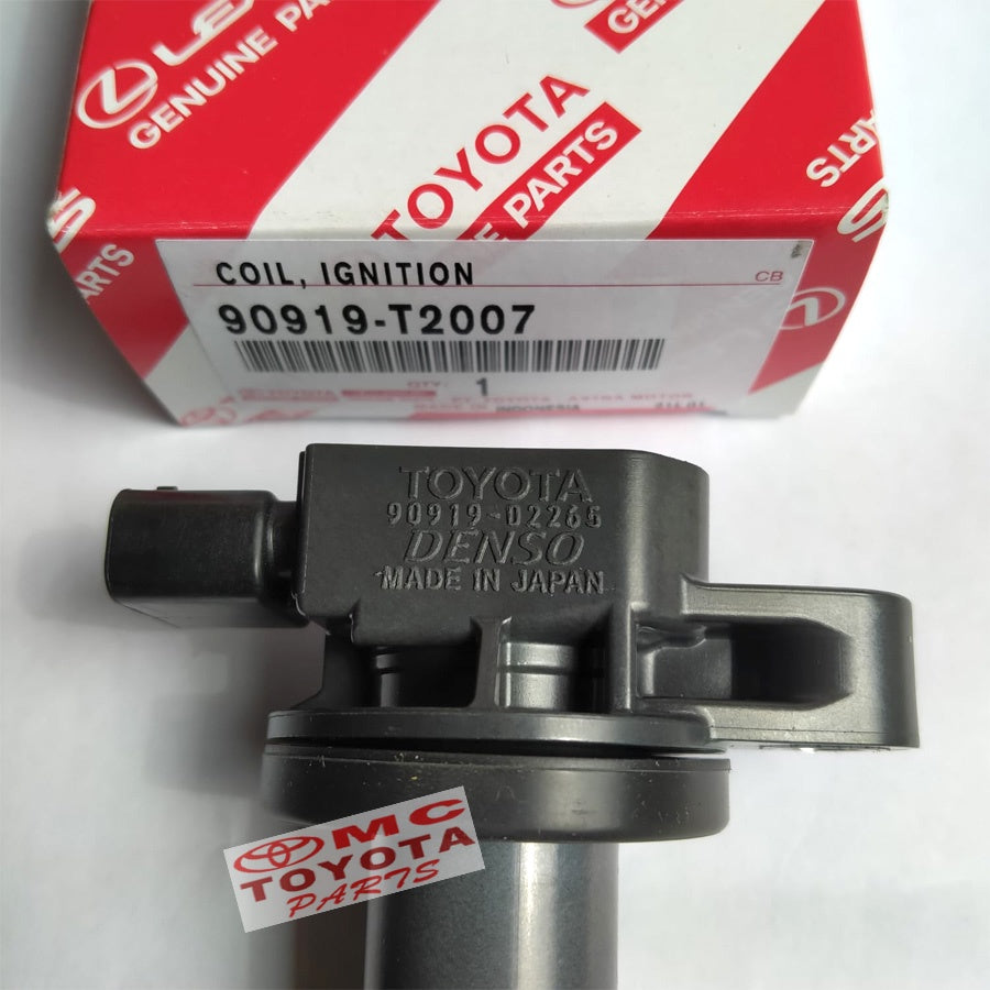 Coil Ignition Limo Yaris Vos gen 1/2/3 mesin 1NZFE 90919-T2007 90919-02265 Original Toyota