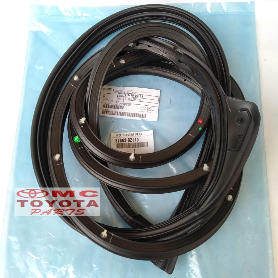 Karet Pintu Depan Kiri Grand Avanza All New Veloz Great Xenia 67862-BZ110