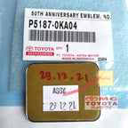 Emblem Logo 50 Tahun Anniversary Toyota Indonesia P5187-0KA04