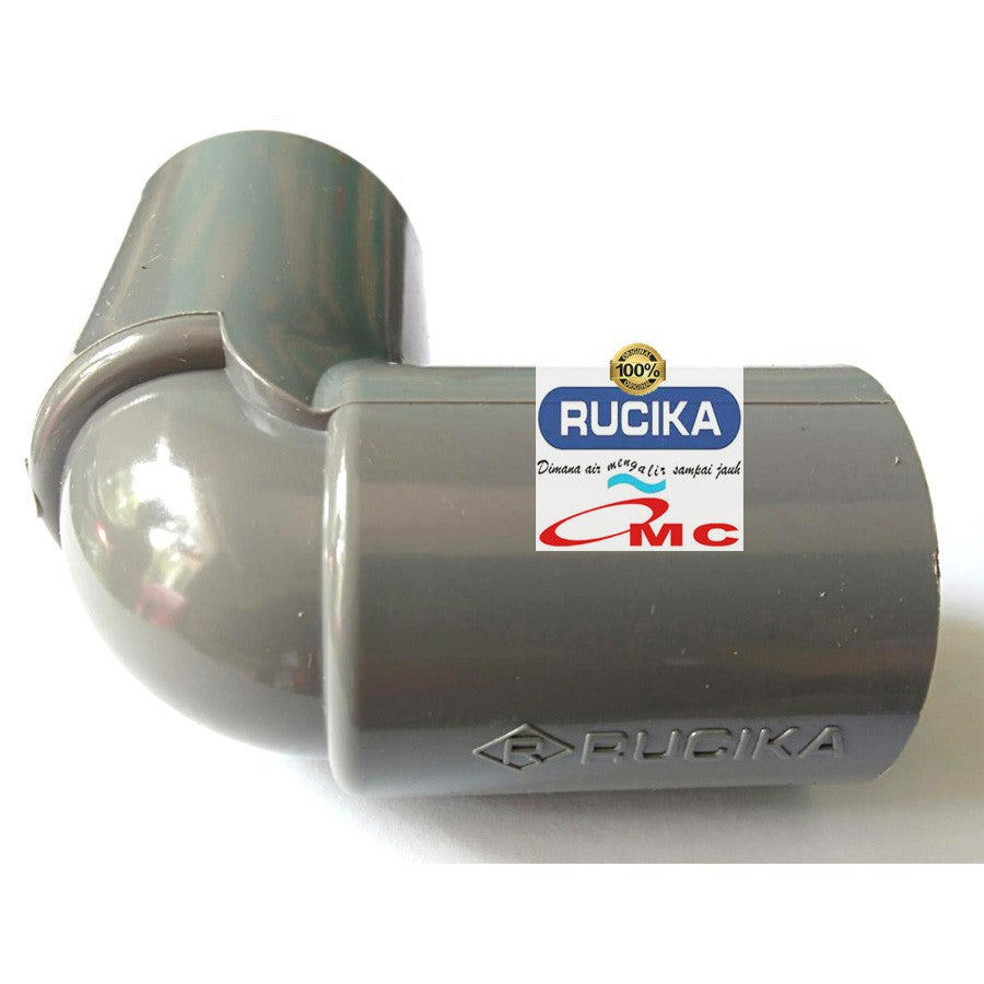 Sambungan Pipa Pralon Knee Keni Knie Elbow Aw 1 Inch RUCIKA