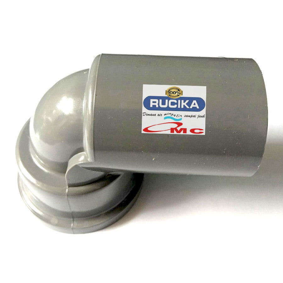Sambungan Pipa Pralon Knee Keni Drat Dalam Faucet Elbow 1 Inch RUCIKA