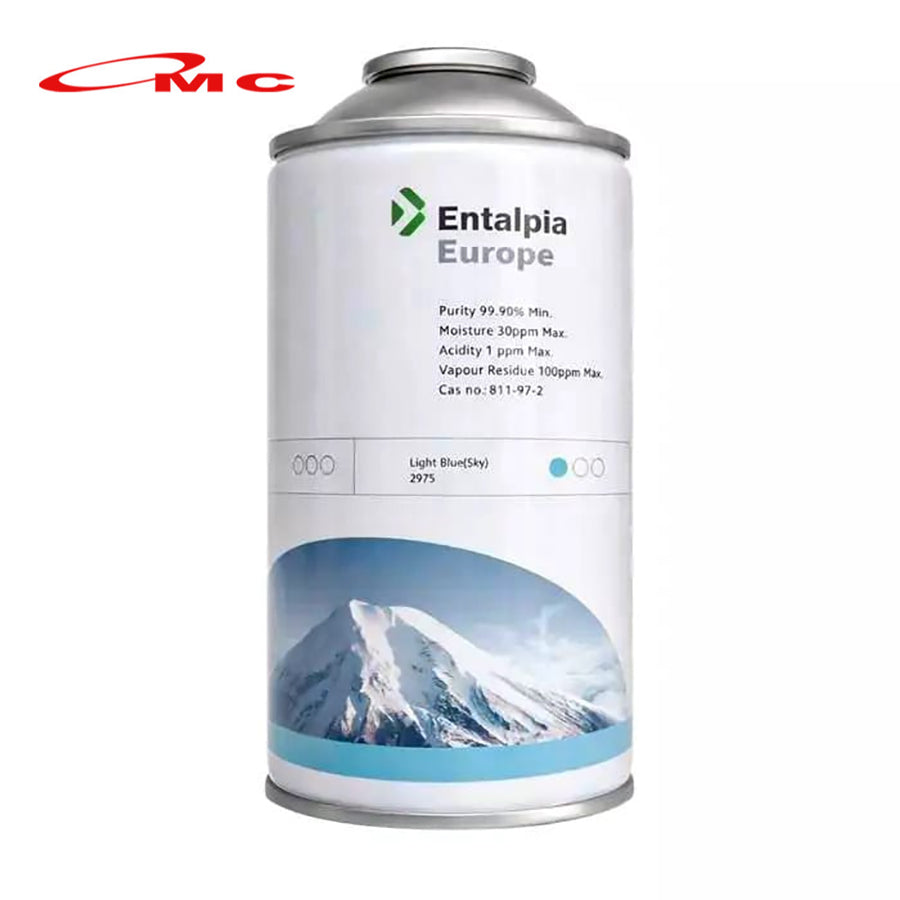 Freon Entalpia Europe R134a 390 Gram Refrigerant AC Mobil Kulkas Freon Kaleng 134a R134 390gr Freon AC Original