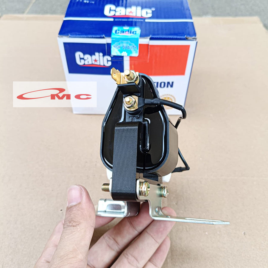 Coil Ignition Kijang 3K 4K Super 5K Daihatsu Zebra Corolla DX Hartop Hiace Bensin Crown Suzuki ST100 Vitara Jimny Ford Laser Hardtop Original Cadic KD-2610 Koil Pengapian Koil Ignition Coil Koil Busi Universal