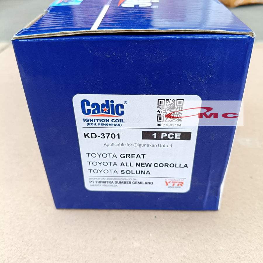 Coil Ignition Great Corolla All New Corolla Soluna Corona Twincam Original Cadic KD-3701 Koil Pengapian Koil Ignition Coil Koil Busi