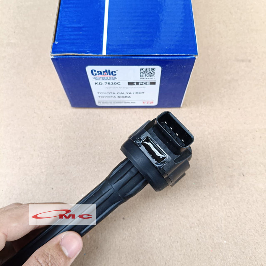 Coil Ignition Calya Sigra Avanza Veloz Xenia 2022 Up Sienta All New Yaris Vios Agya Ayla 1.2 1200cc Original Cadic KD-7630C / 90919-T2011 Koil Pengapian Koil Ignition Coil Koil Busi