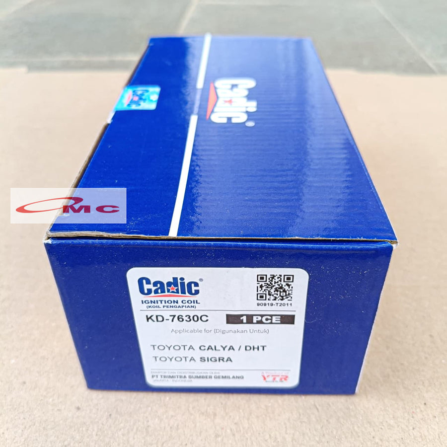 Coil Ignition Calya Sigra Avanza Veloz Xenia 2022 Up Sienta All New Yaris Vios Agya Ayla 1.2 1200cc Original Cadic KD-7630C / 90919-T2011 Koil Pengapian Koil Ignition Coil Koil Busi