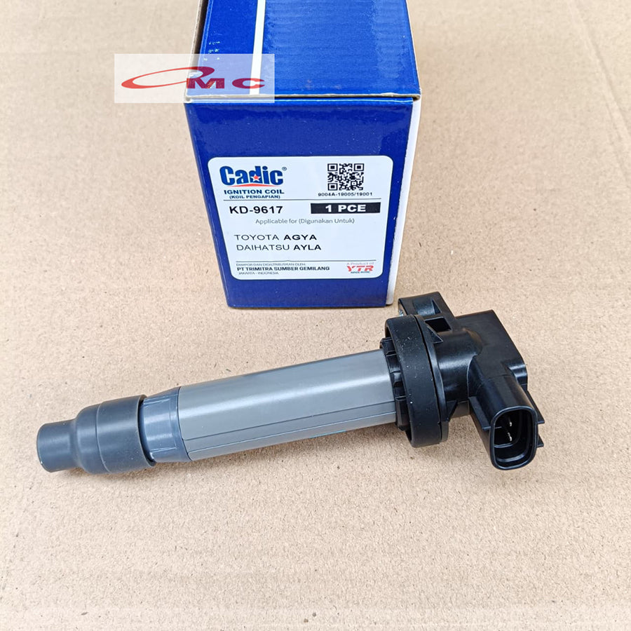 Coil Ignition Agya Ayla 1.0 Sigra 1000cc KD-9617 / 9004A-19005 Original Cadic Koil Pengapian Koil Ignition Coil Koil Busi