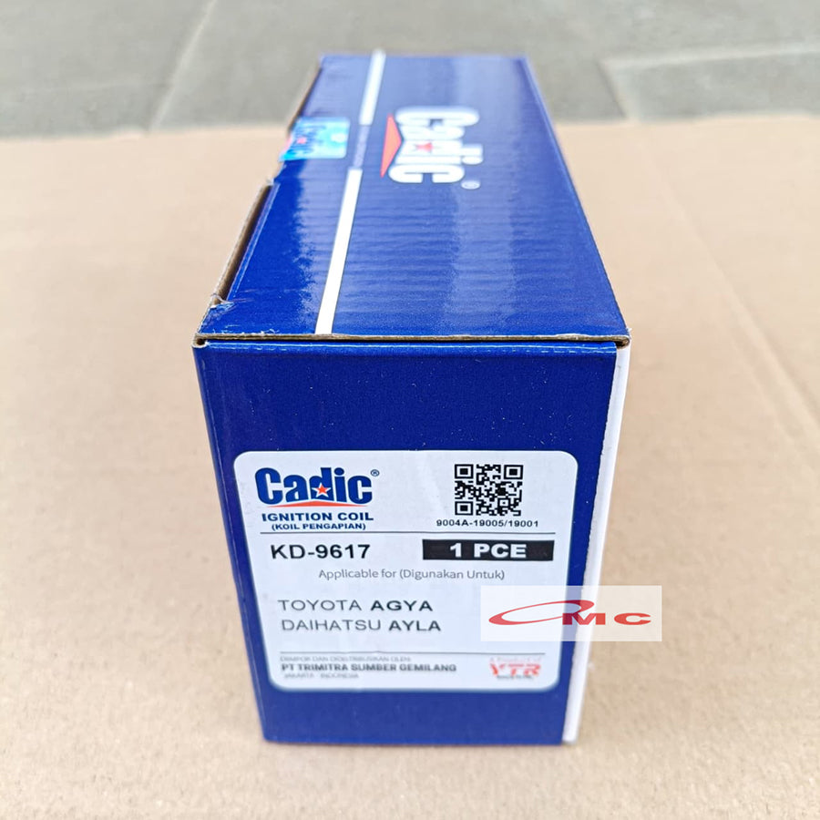 Coil Ignition Agya Ayla 1.0 Sigra 1000cc KD-9617 / 9004A-19005 Original Cadic Koil Pengapian Koil Ignition Coil Koil Busi