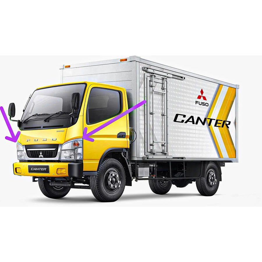 Lampu Sen Canter Depan Kanan Kiri Original 100% Mitsubishi KM002808 / KM002809 Lampu Sein Colt Diesel Canter 110PS 125PS Lampu Riting Reteng Truk Fuso Canter PS125