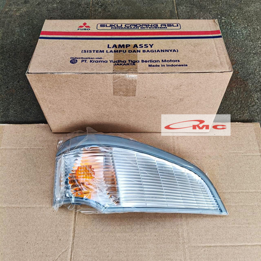 Lampu Sen Canter Depan Kanan Kiri Original 100% Mitsubishi KM002808 / KM002809 Lampu Sein Colt Diesel Canter 110PS 125PS Lampu Riting Reteng Truk Fuso Canter PS125