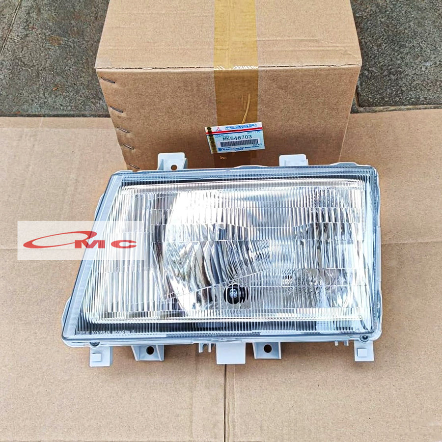 Lampu Besar Lampu Depan Kanan Kiri Colt Diesel Canter Original Mitsubishi MK548703 / MK548704 Headlamp Head Lamp Lampu Depan Truk Fuso Canter PS125 PS110