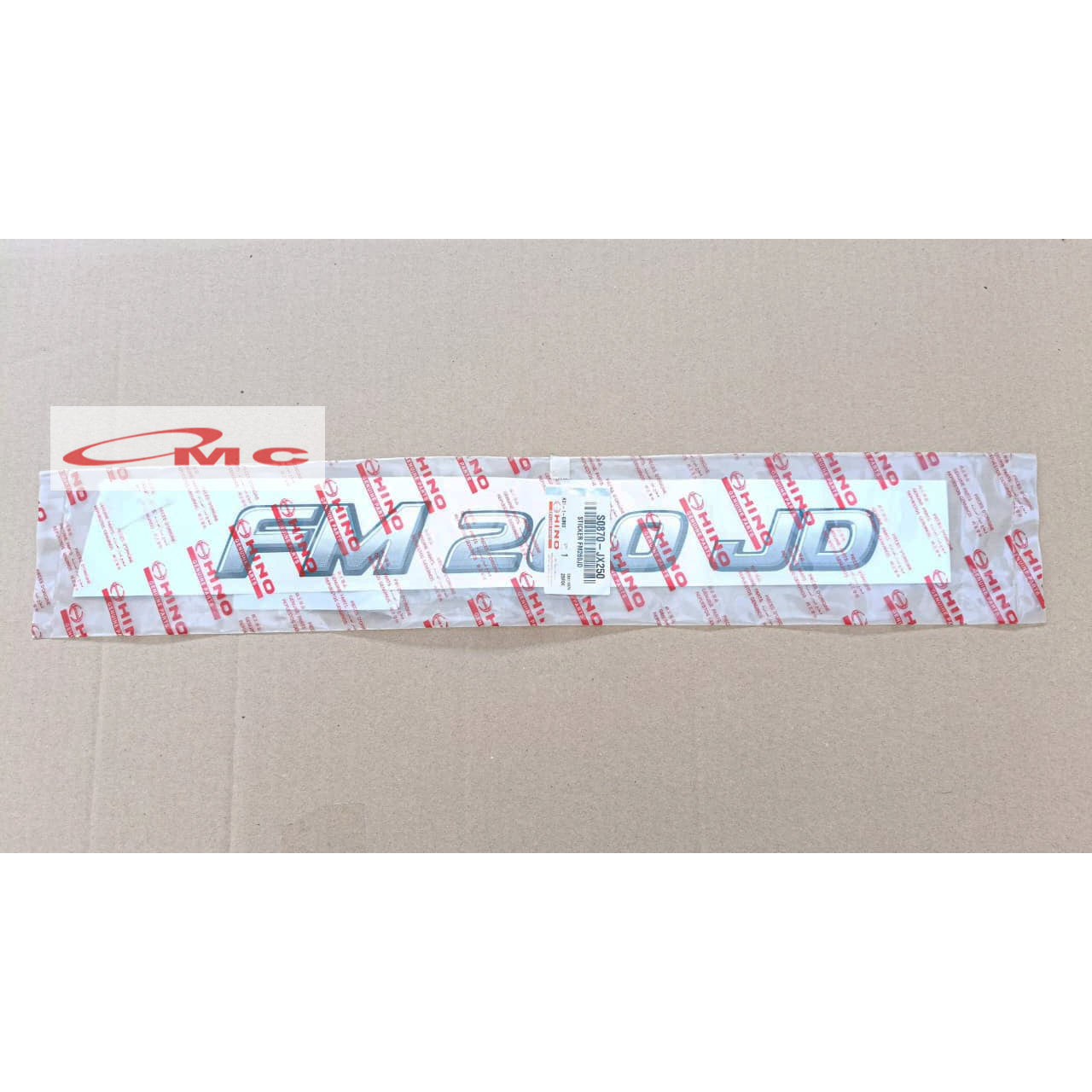 Sticker Hino FM 260 JD Original Asli S0870-JX250 Stiker Hino 500 Ranger