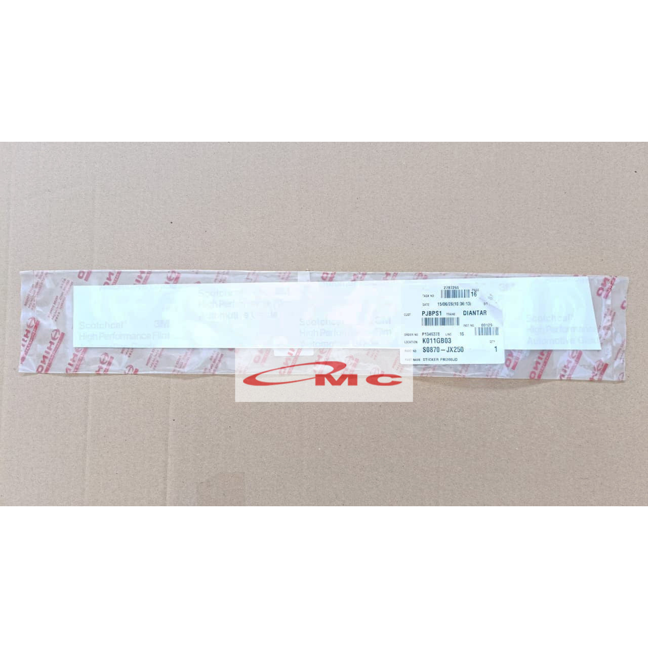 Sticker Hino FM 260 JD Original Asli S0870-JX250 Stiker Hino 500 Ranger