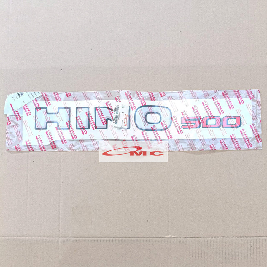 Sticker Hino 500 Original S7651-48950Y Stiker Tulisan HINO 500 S7651-48950 Y Asli