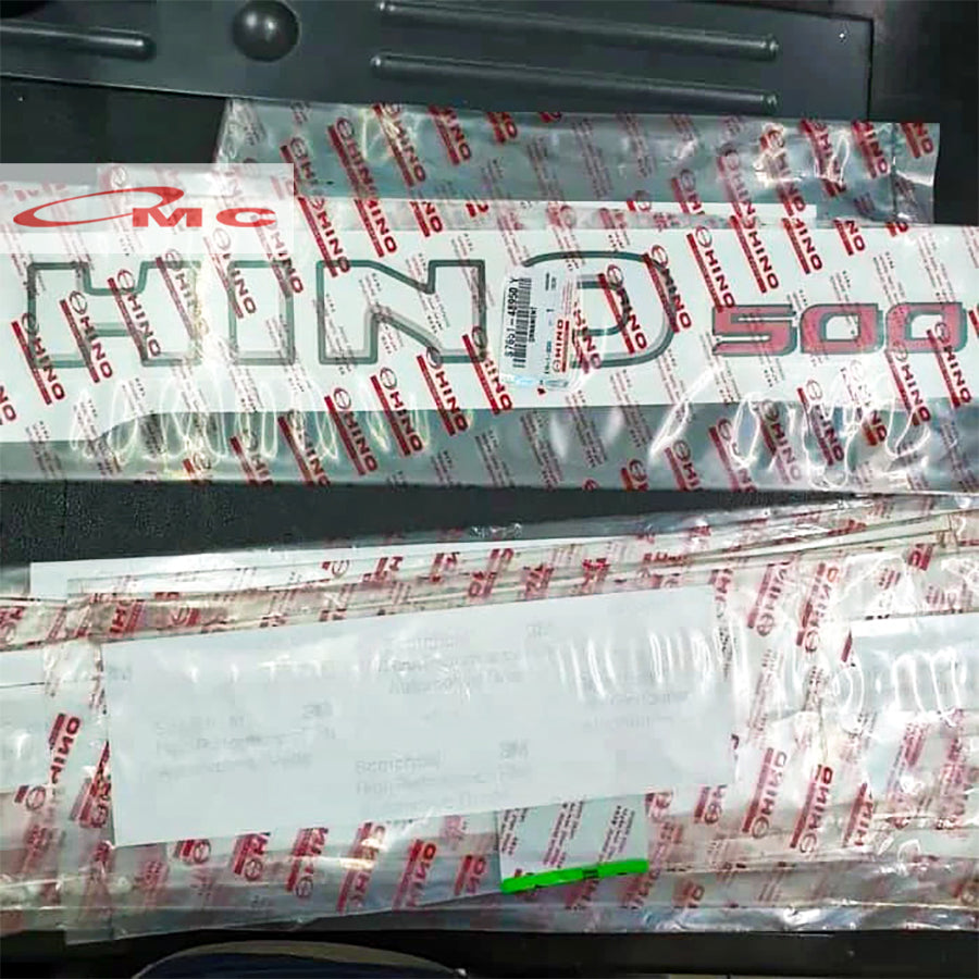 Sticker Hino 500 Original S7651-48950Y Stiker Tulisan HINO 500 S7651-48950 Y Asli