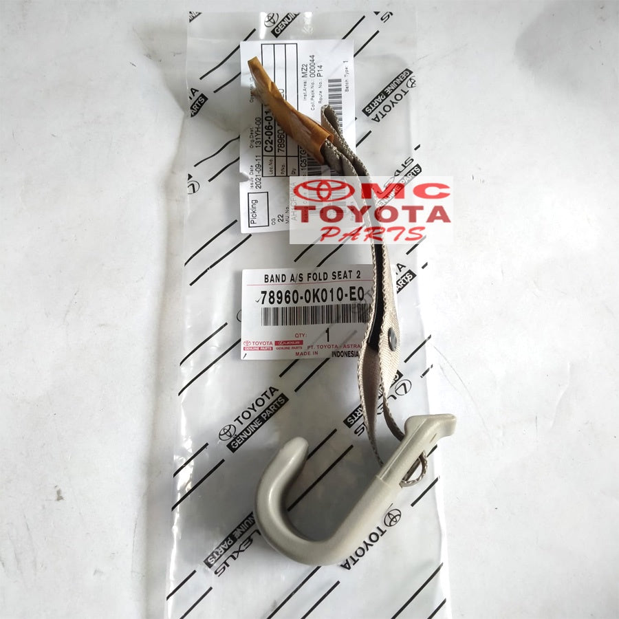 Tali Gantungan Jok Belakang Kijang Innova Fortuner 78960-0K010-E0