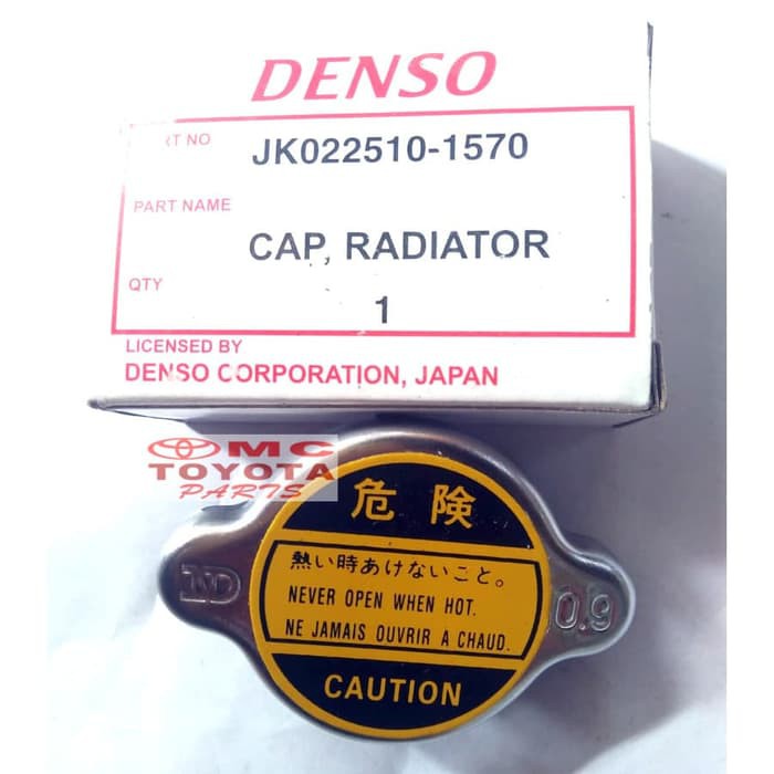 Tutup Cap Radiator Denso SMALL 0.9 Universal Toyota Kijang Starlet 022510-1570