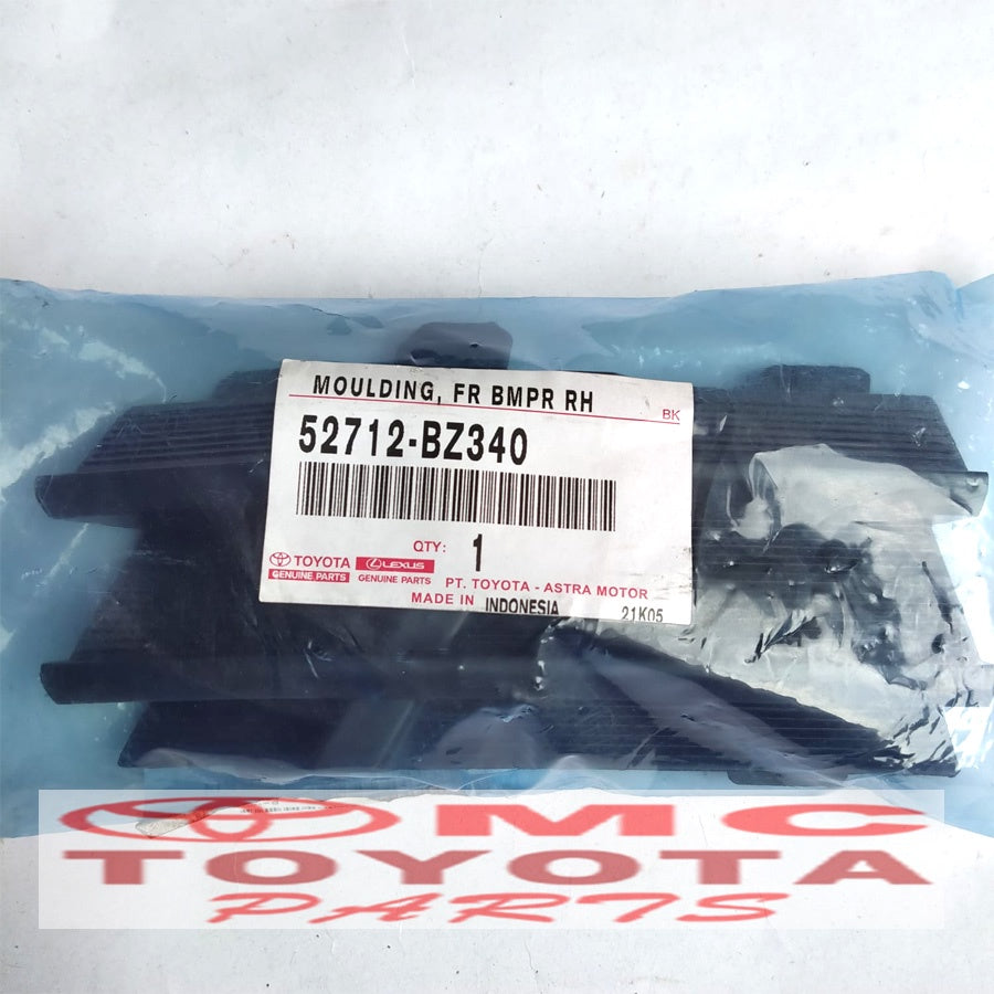 Garnish Cover Moulding Bumper Depan Kanan New Avanza Xenia 52712-BZ340