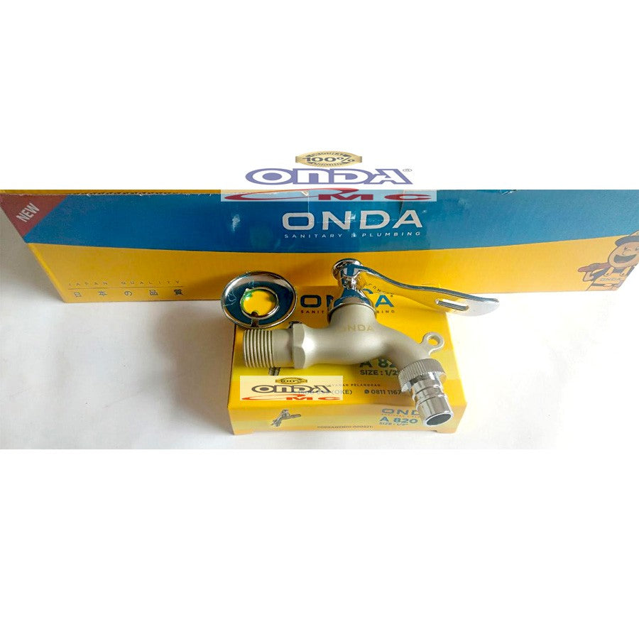 Kran Keran Air Tembok Taman Mesin Cuci 1/2 Inch ONDA A 820 K