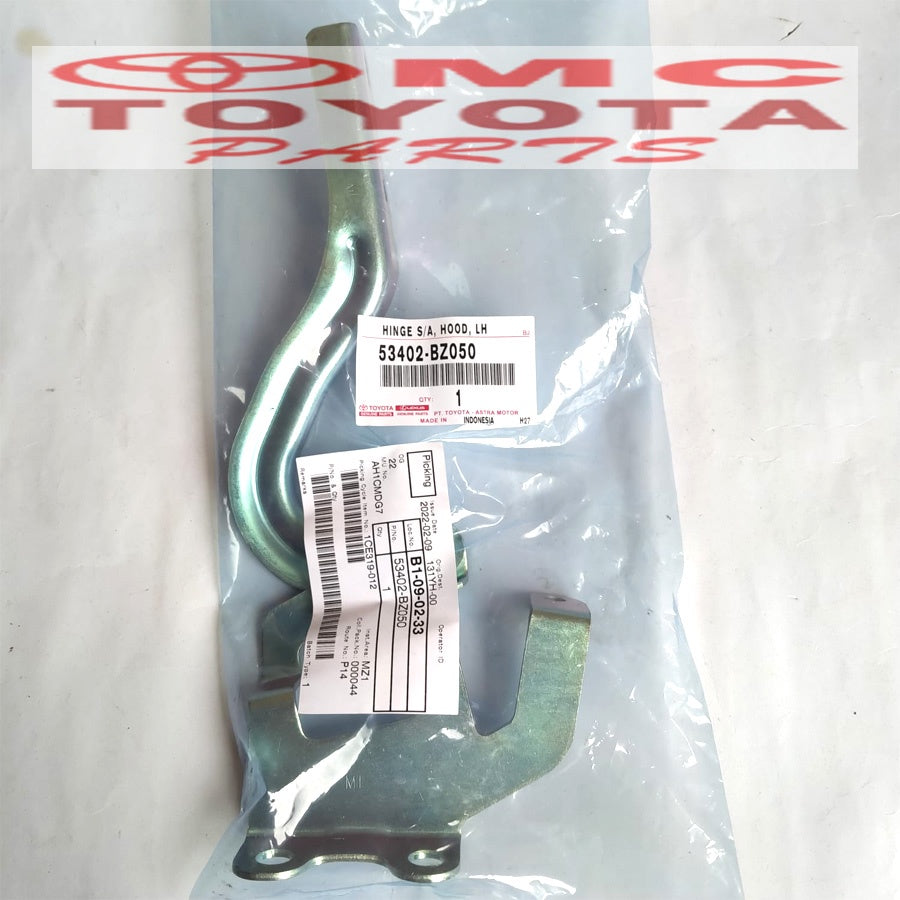 Engsel Kap Cup Motor Depan Kanan Kiri Agya Ayla Calya Sigra 53401-BZ050 53402-BZ060 53401-BZ080 53402-BZ050