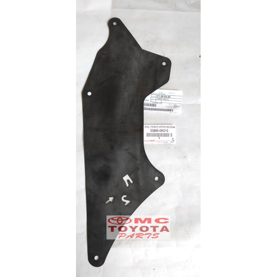 Seal Fender Apron / Pelindung Cipratan Depan Bawah Innova 53885-0K010