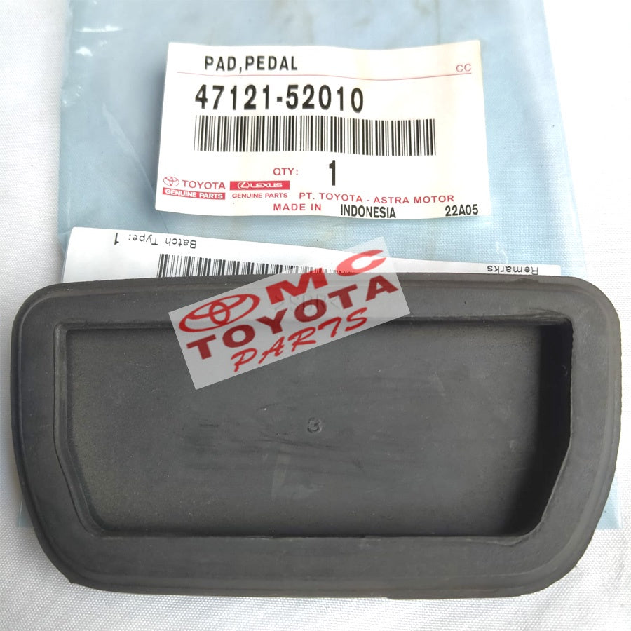 Karet Injakan Pedal Rem Automatic Yaris Vios Innova Fortuner Alphard 47121-52010