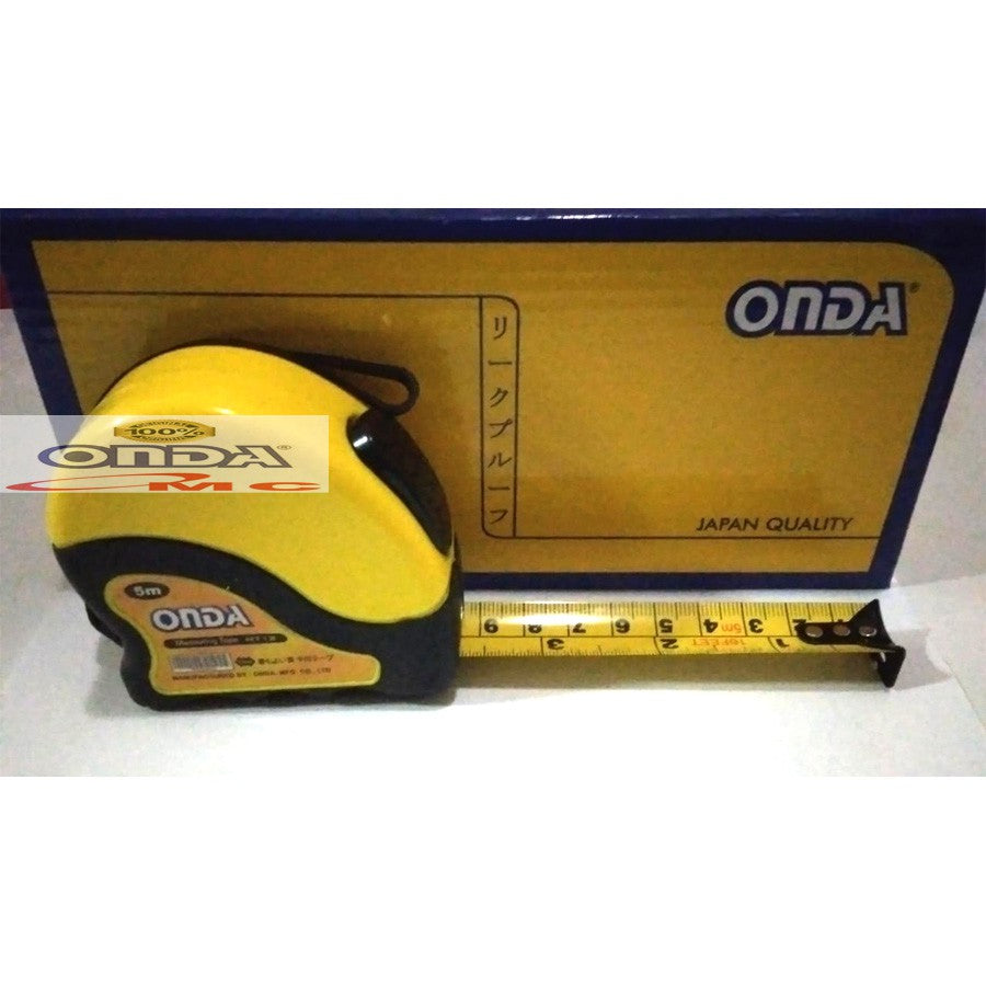 Meteran Meter Roll Otomatis 5 Meter ONDA MT 12