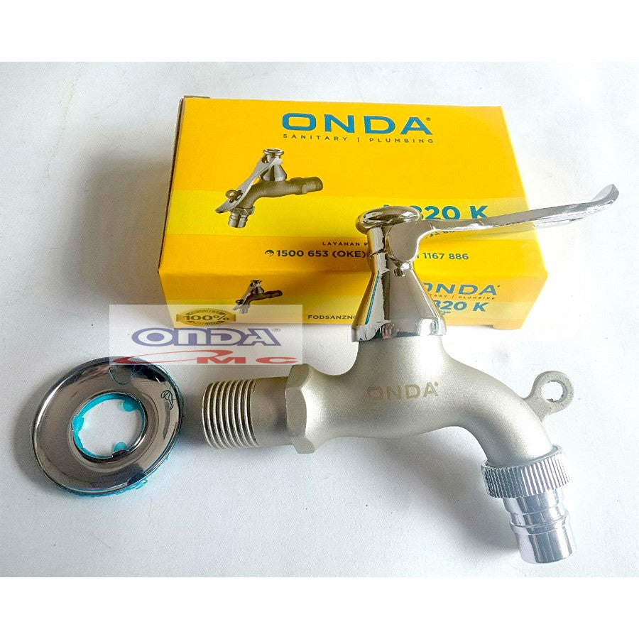 Kran Keran Air Tembok Taman Mesin Cuci 1/2 Inch ONDA A 820 K