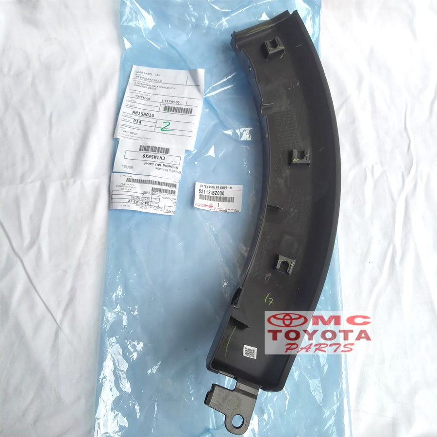 Moulding Extension Bumper Depan Kiri Rush Terios 2006-2010 52113-BZ030