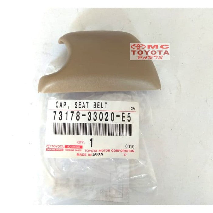 Cover Tutup Baut Seat Belt Fortuner Hilux 73178-33020-E5