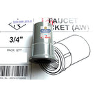 Sambungan Pipa Pralon Sock Sok Drat Dalam Faucet Socket 3/4 RUCIKA