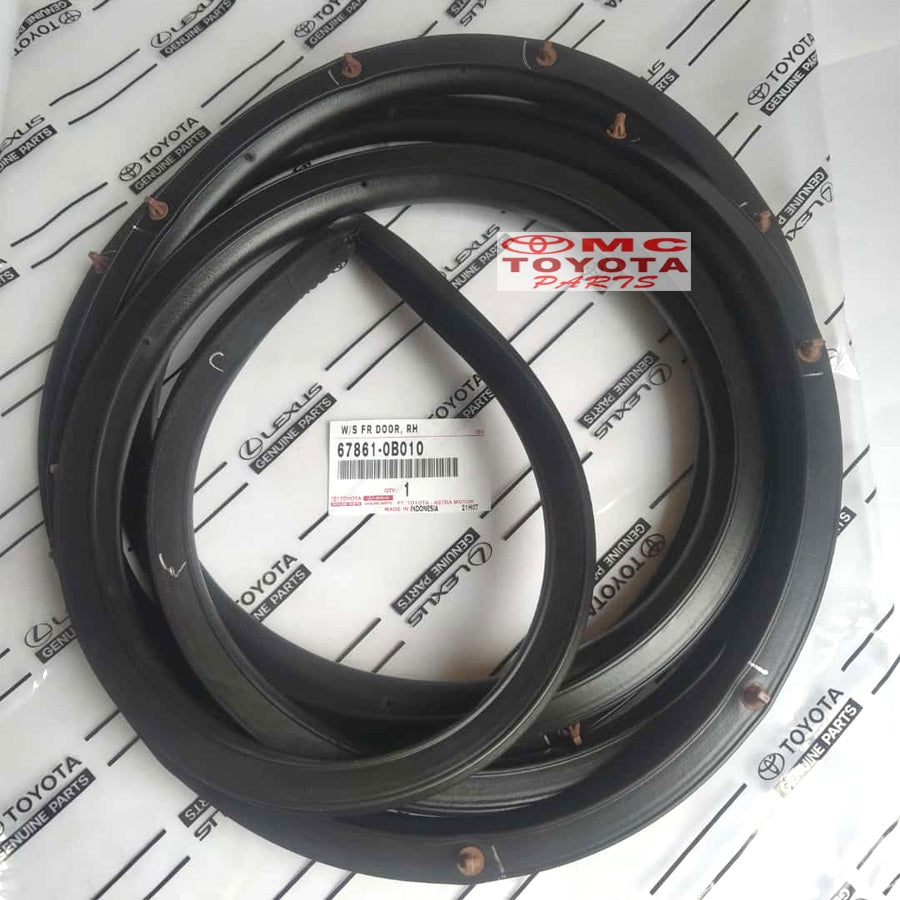 Karet Pintu 1 Set Depan Belakang Kijang Kapsul Short 67861-0B010 67862-0B010 67871-0B010 67872-0B010
