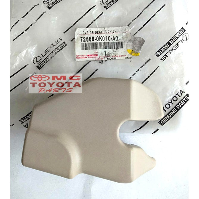 Cover Tutup Kunci Jok Belakang Kiri Toyota Innova 72666-0K010-A0
